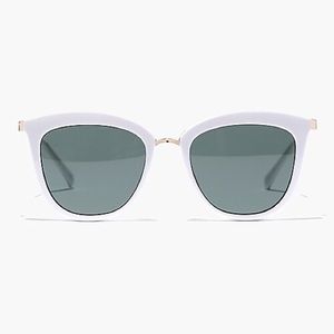 Le Specs J Crew Caliente Sunglasses in White